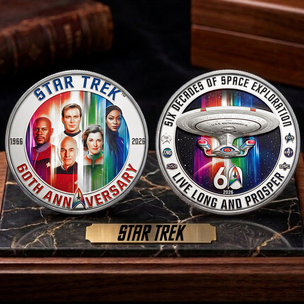 Star Trek 60th Anniversary Commemorative Coin – TMTHU7642