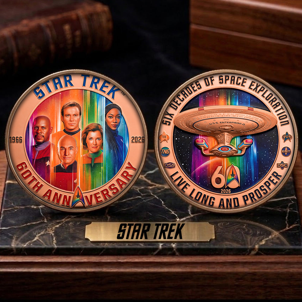 Star Trek 60th Anniversary Commemorative Coin – TMTHU7642