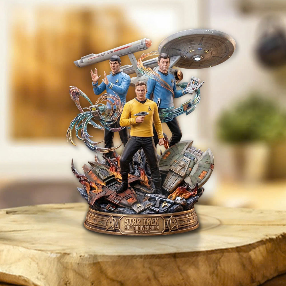 Star Trek 60th Anniversary Custom Shape Acrylic Plaque – TMTHU4683