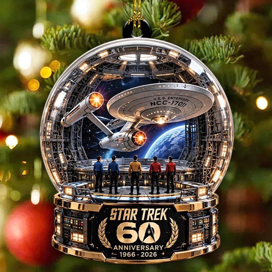 Star Trek 60th Anniversary Custom Shape 2-side Printed Acrylic Ornament – TANTN25962
