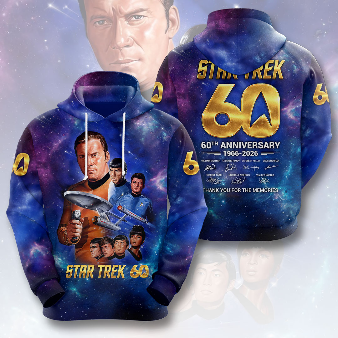 Star Trek 60th Anniversary 3D Apparel – HOATT17668
