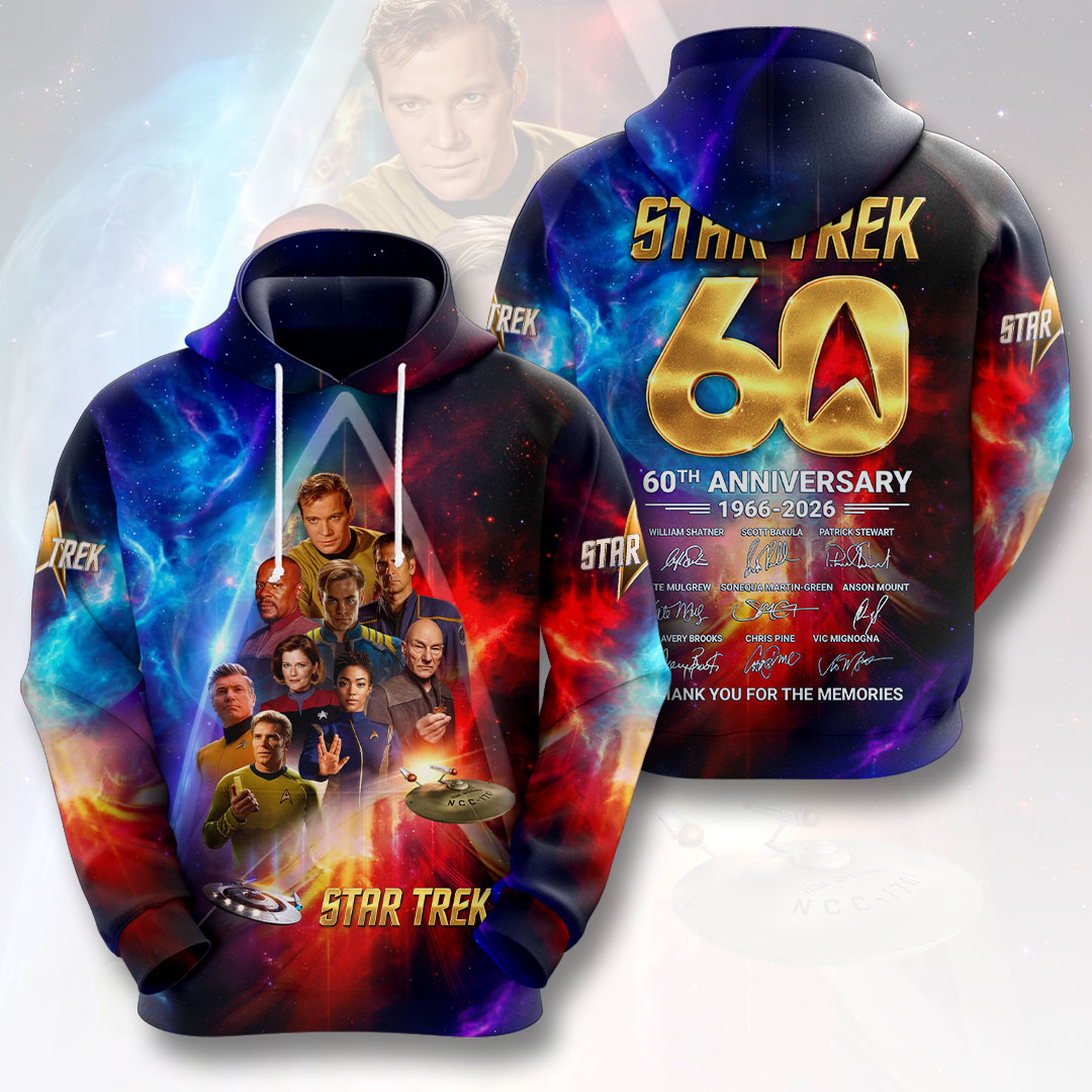 Star Trek 60th Anniversary 3D Apparel – HOATT17775