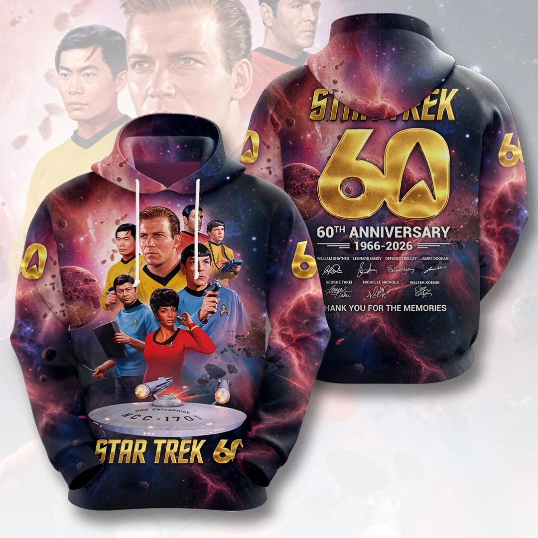 Star Trek 60th Anniversary 3D Apparel – HOATT21225