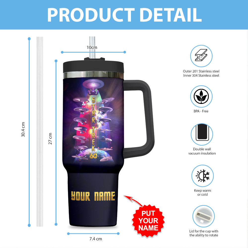 Personalized Star Trek 60th Anniversary 40oz Tumbler – HOATT17648