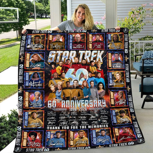 Star Trek 60th Anniversary Quilt Blanket – TMTHU8891