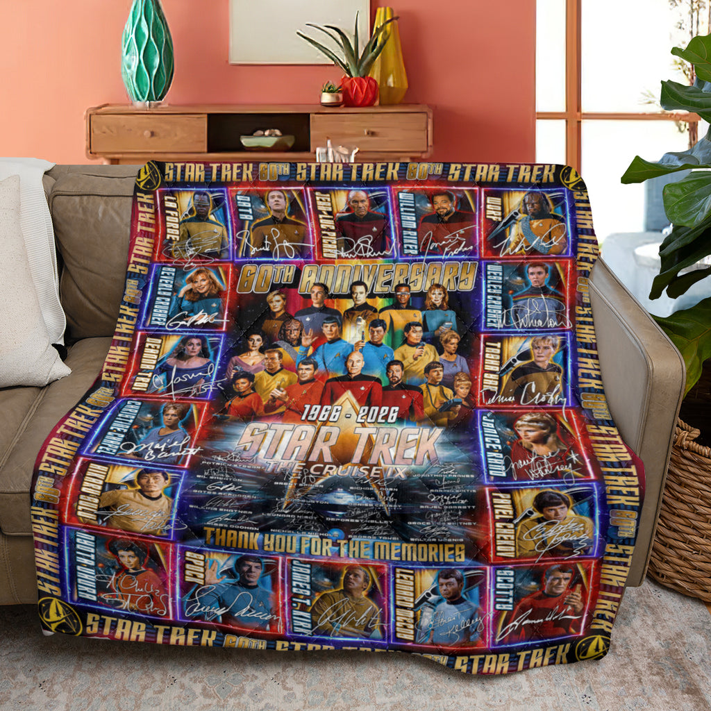 Star Trek 60th Anniversary Quilt Blanket – MAITM12650