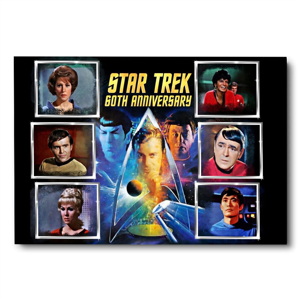 Star Trek 60th Anniversary Rectangle Canvas With Inner Frame – TMTHU4850