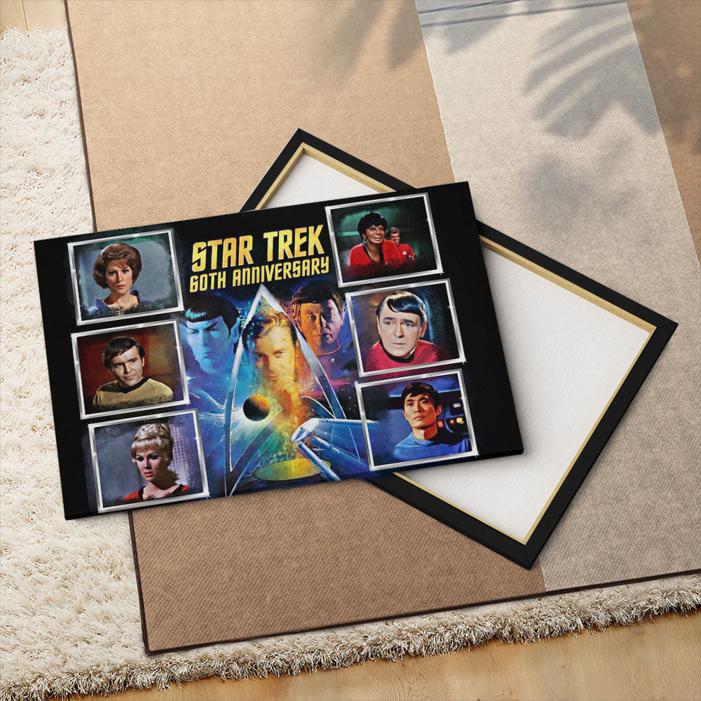 Star Trek 60th Anniversary Rectangle Canvas With Inner Frame – TMTHU4850