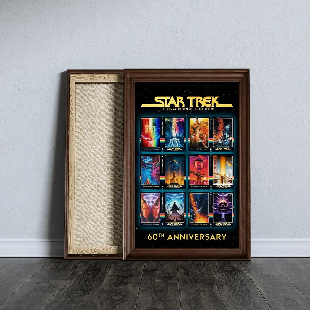 Star Trek 60th Anniversary Rectangle Canvas With Inner Frame – TMTHU9195
