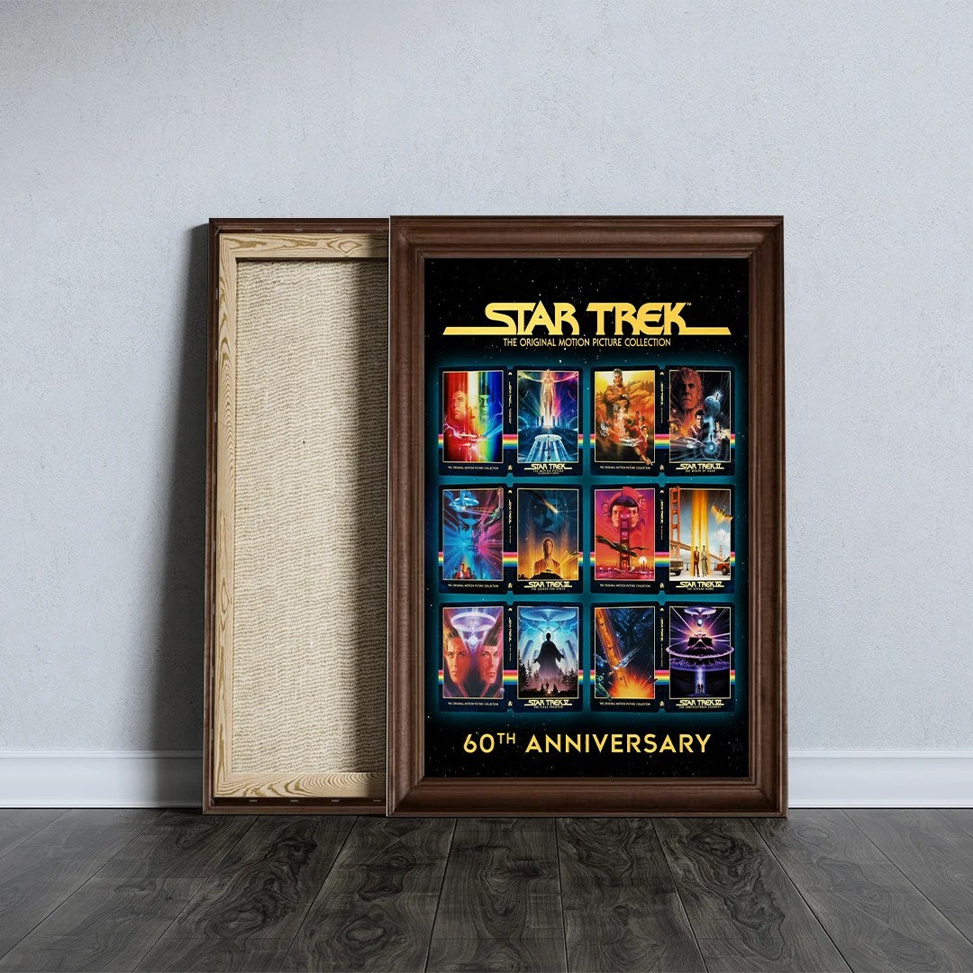 Star Trek 60th Anniversary Rectangle Canvas With Inner Frame – TMTHU9195