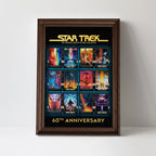 Star Trek 60th Anniversary Rectangle Canvas With Inner Frame – TMTHU9195