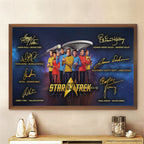 Star Trek 60th Anniversary Rectangle Canvas With Inner Frame – TMTHU3077