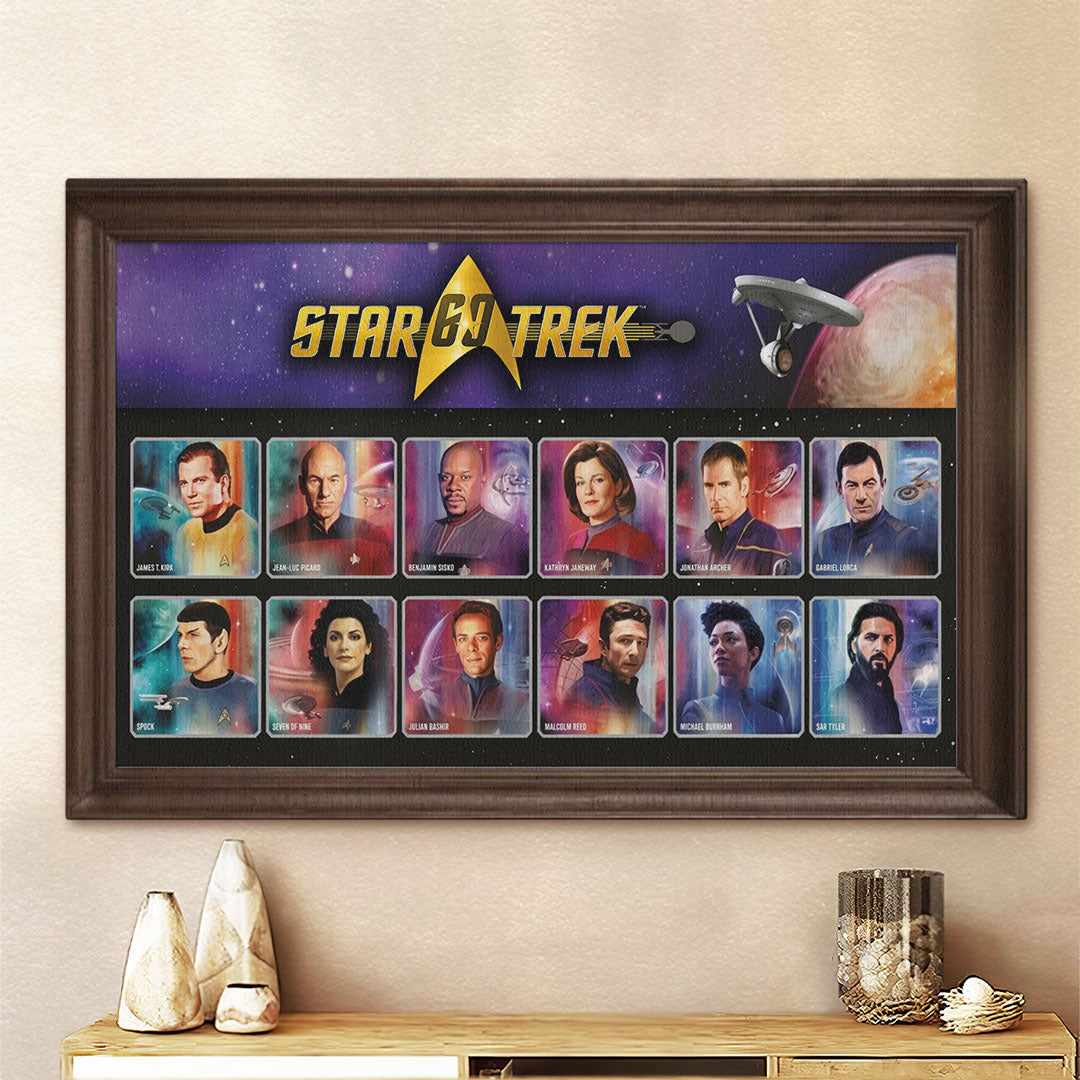 Star Trek 60th Anniversary Canvas With Inner Frame – TMTHU5203