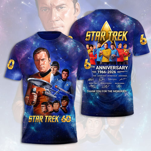 Star Trek 60th Anniversary 3D Apparel – HOATT17734