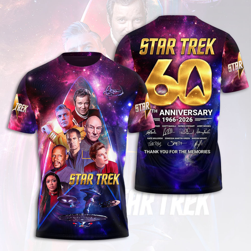 Star Trek 60th Anniversary 3D Apparel – HOATT17773