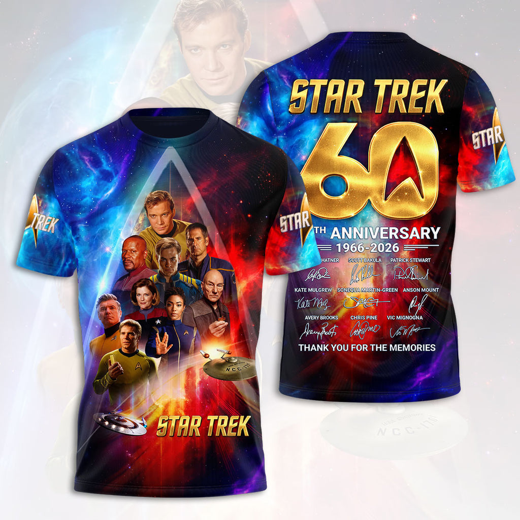 Star Trek 60th Anniversary 3D Apparel – HOATT17775