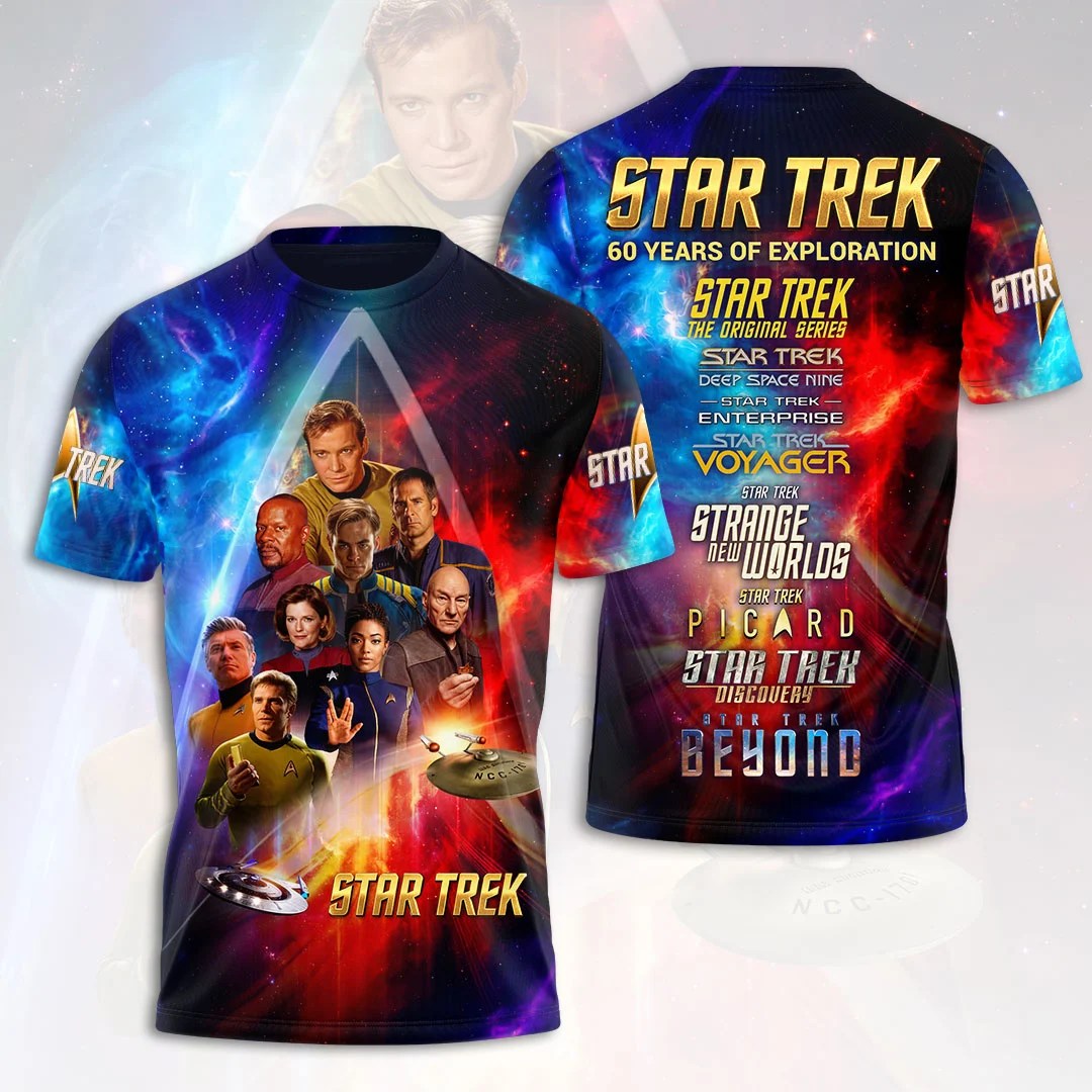 Star Trek 60th Anniversary 3D Apparel – HOATT20618