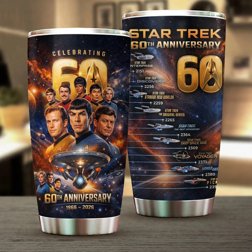 Star Trek 60th Anniversary Anniversary Tumbler Cup – TMTHU9309