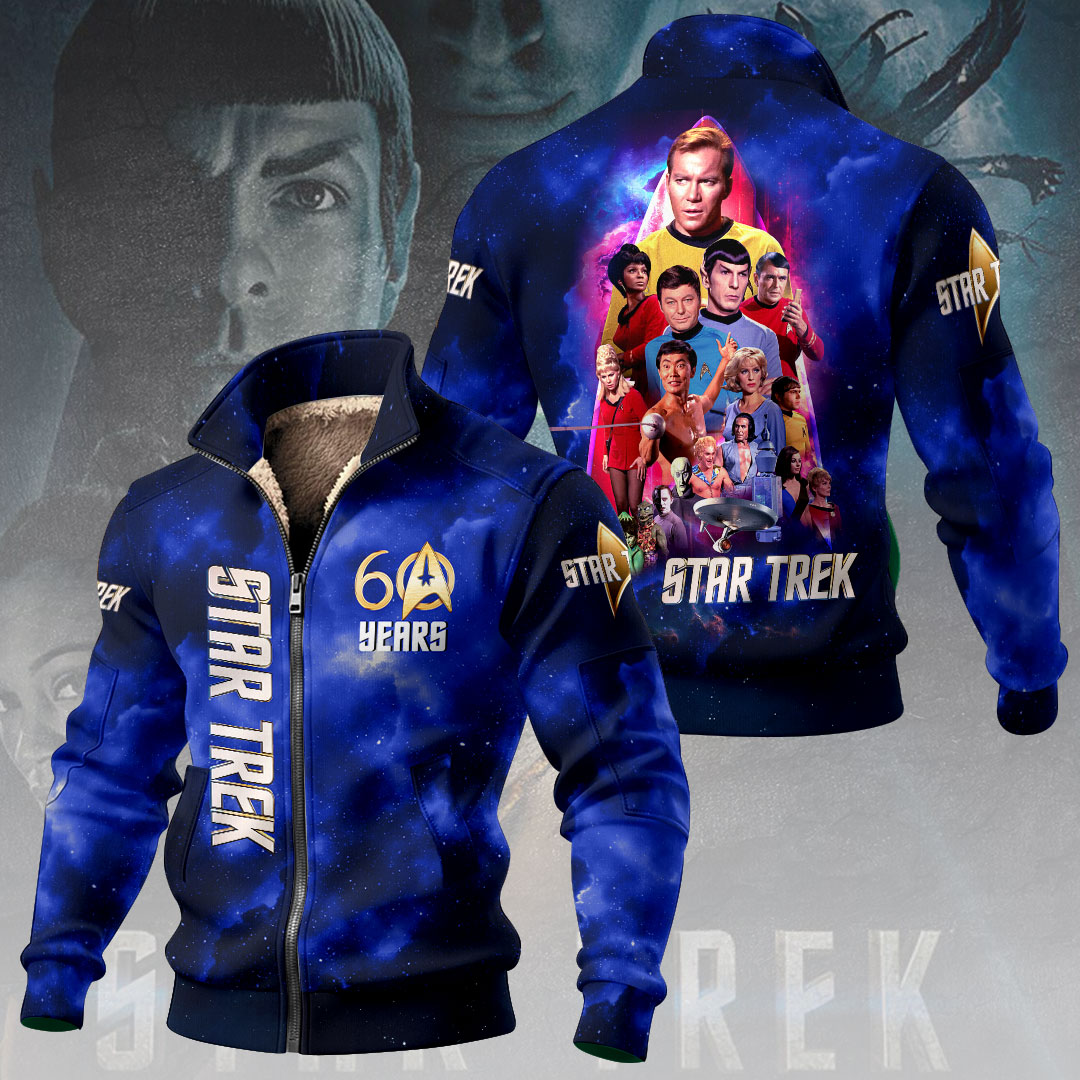Star Trek 60th Anniversary Thick Knit Fleece Jacket – HOATT14920
