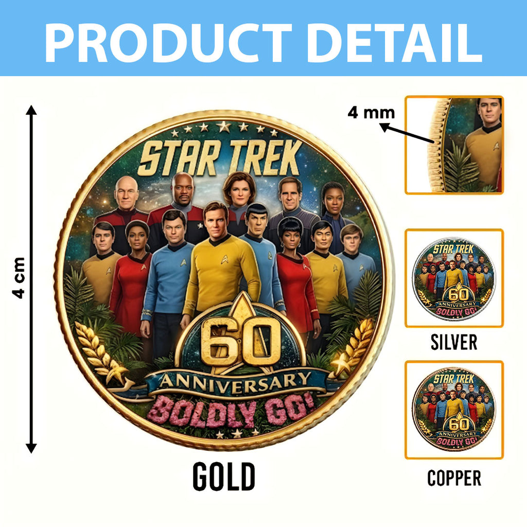 Star Trek 60th Anniversary Commemorative Coin – TMTHU4932