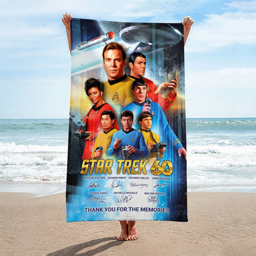 Star Trek 60th Anniversary Rectangle Beach Towel – HOATT17008