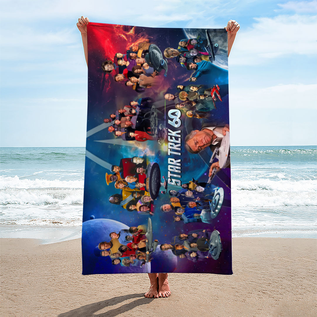 Star Trek 60th Anniversary Rectangle Beach Towel – HOATT17552