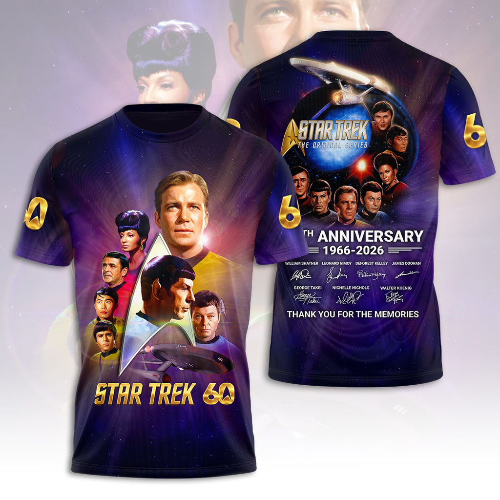 Star Trek 60th Anniversary 3D Apparel – HOATT17855