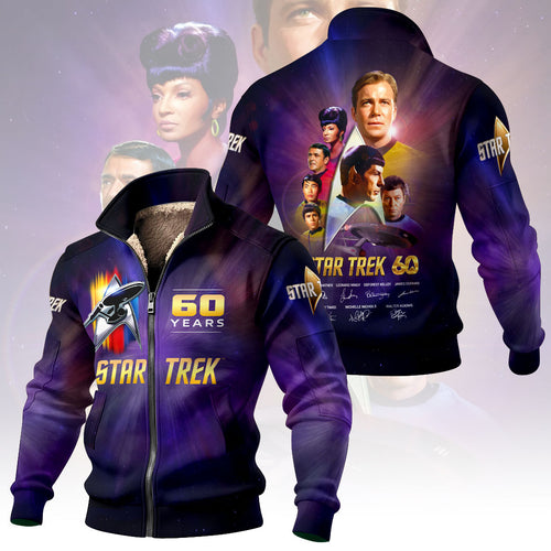 Star Trek 60th Anniversary Thick Knit Fleece Jacket – HOATT17662
