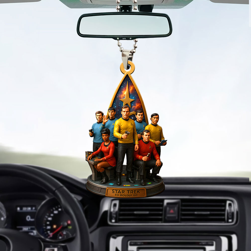 Star Trek Custom Shape 2-sided Acrylic Car Ornament – MAITM13045