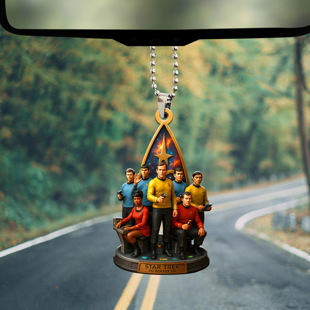 Star Trek Custom Shape 2-sided Acrylic Car Ornament – MAITM13045