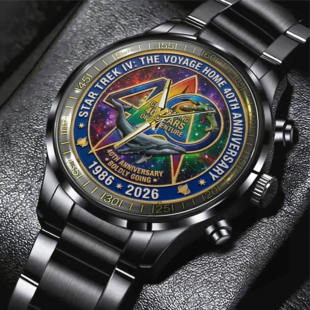 Star Trek IV: The Voyage Home Black Stainless Steel Watch – TMTHU8947