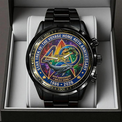 Star Trek IV: The Voyage Home Black Stainless Steel Watch – TMTHU8947