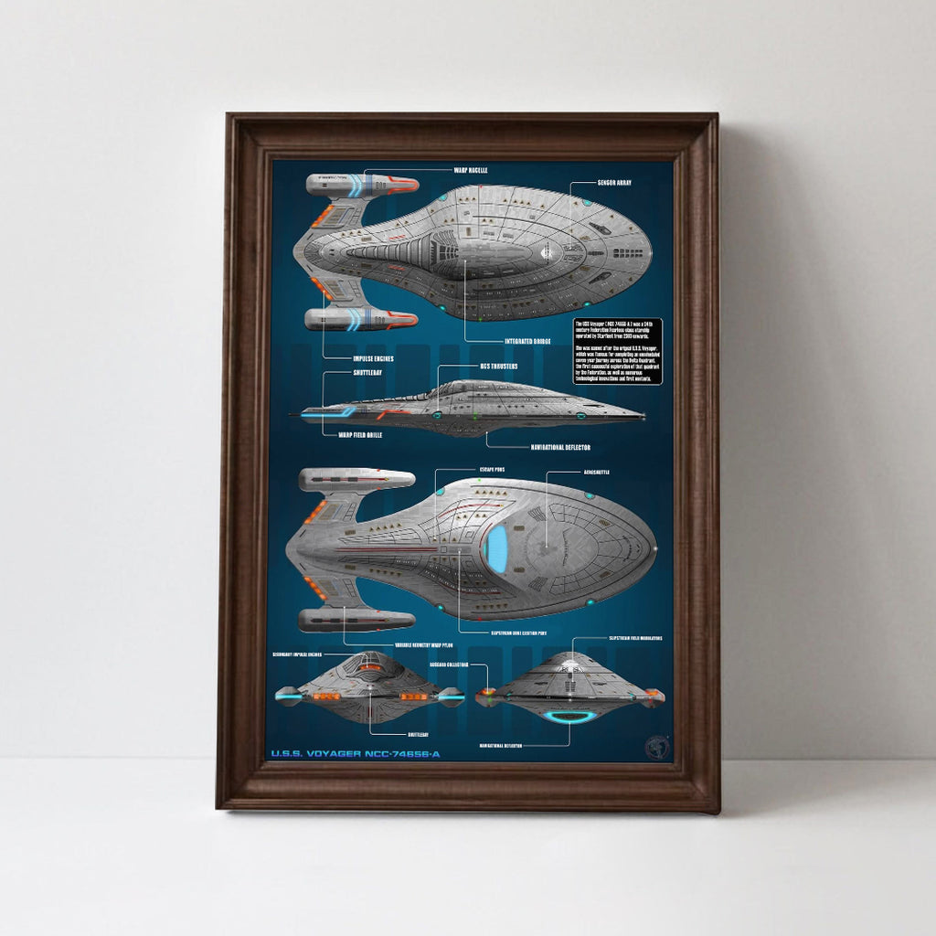 Star Trek Rectangle Canvas With Inner Frame – TMTHU5326