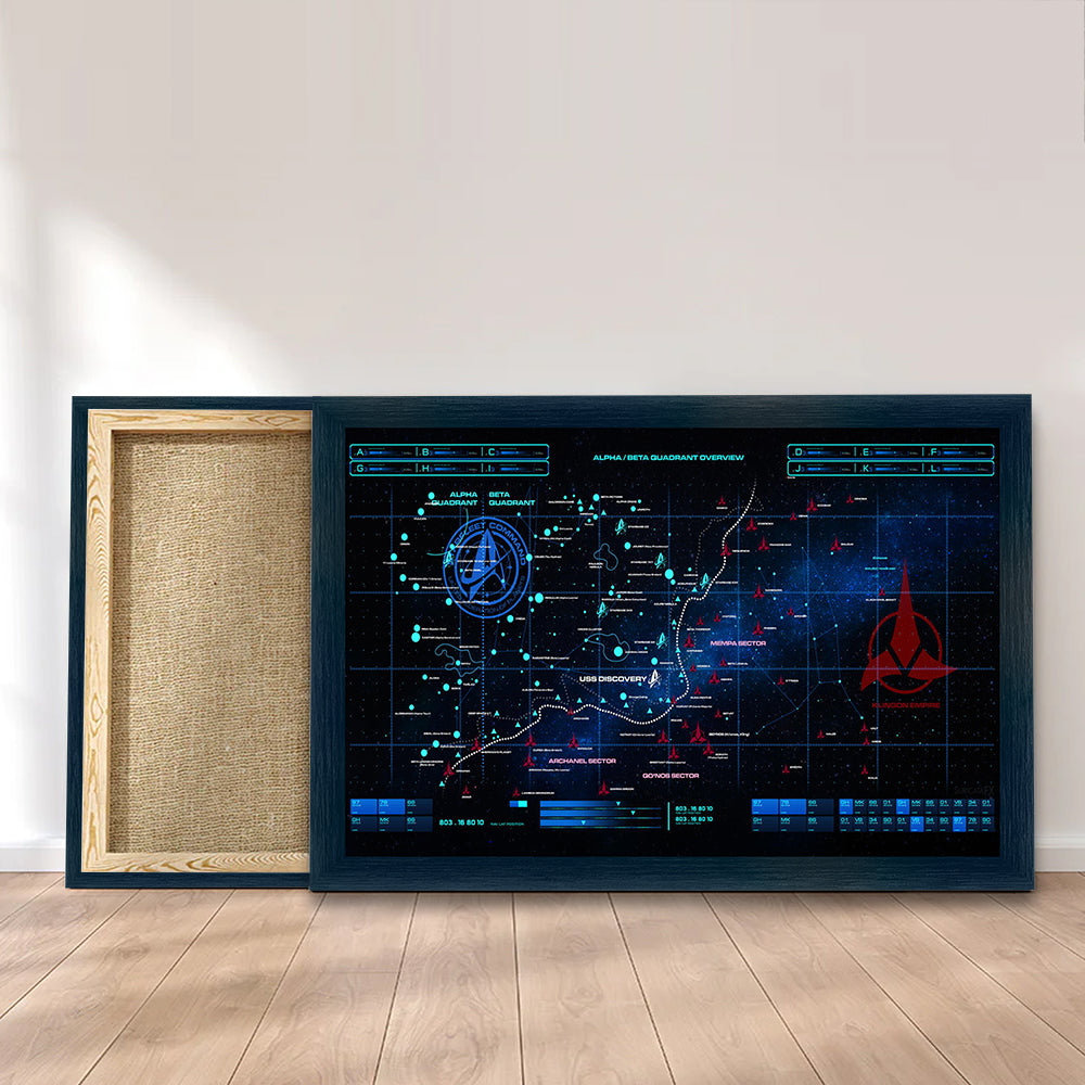 Star Trek Rectangle Canvas With Inner Frame – TMTHU6973