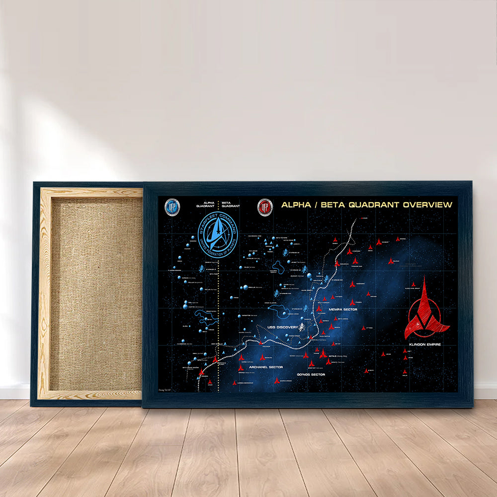 Star Trek Rectangle Canvas With Inner Frame – TMTHU6681