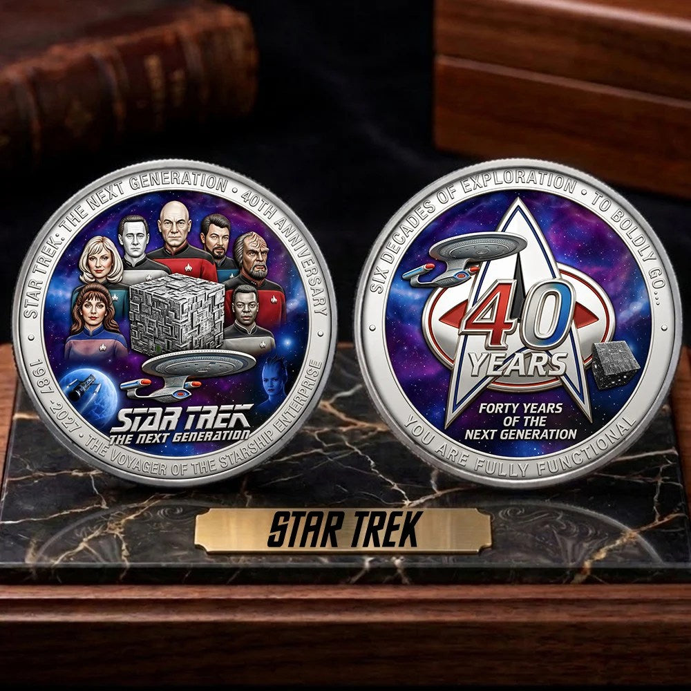 Star Trek: The Next Generation 40th Anniversary 2027 Commemorative Coin – TMTHU10033