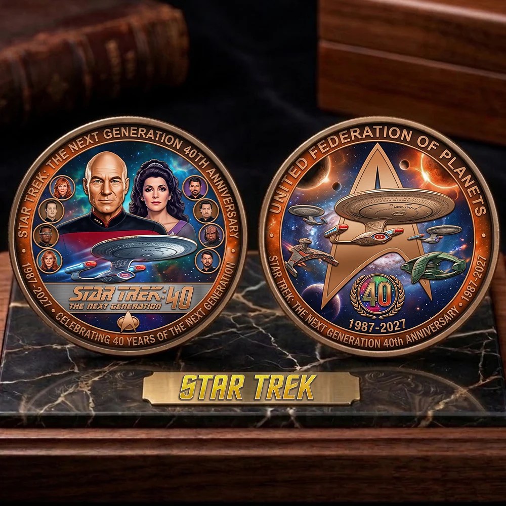 Star Trek: The Next Generation 40th Anniversary Commemorative Coin – TMTHU10149