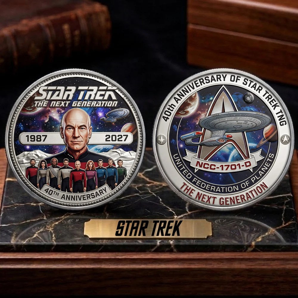 Star Trek: The Next Generation 40th Anniversary Commemorative Coin – TMTHU10150