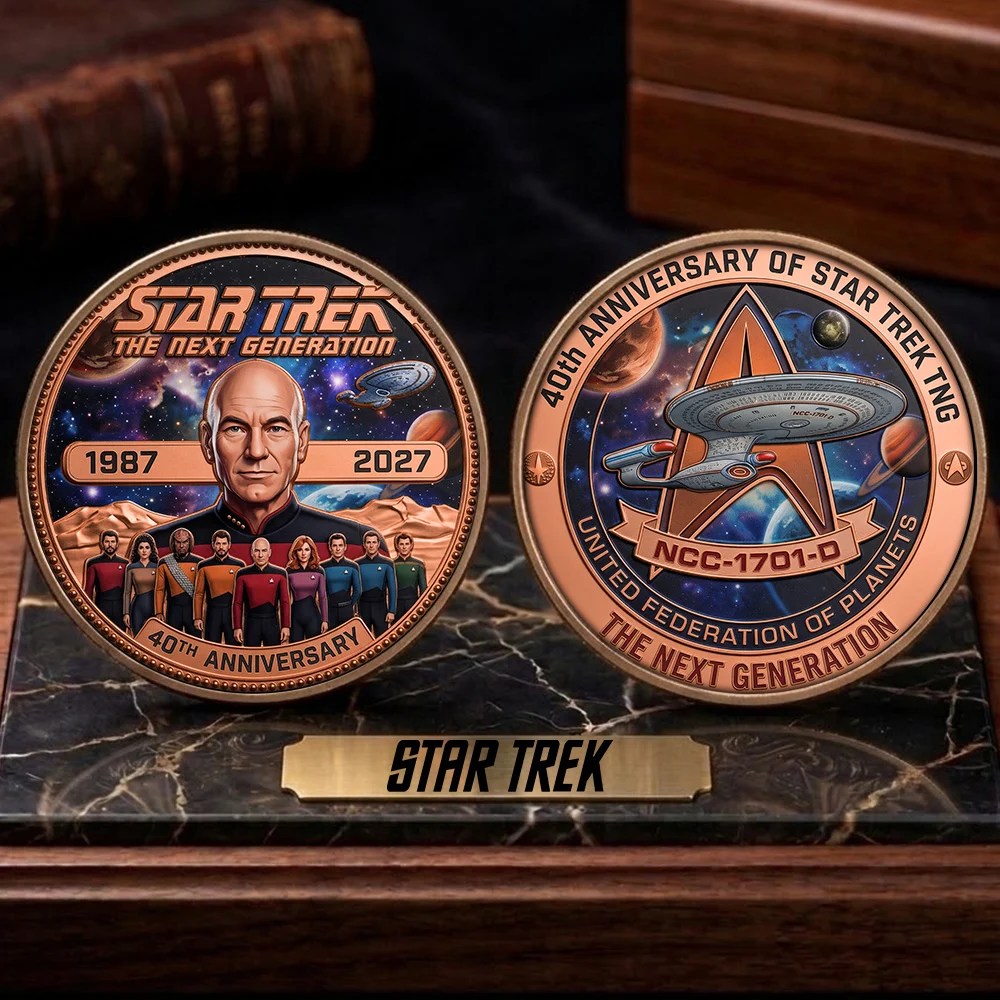 Star Trek: The Next Generation 40th Anniversary Commemorative Coin – TMTHU10150