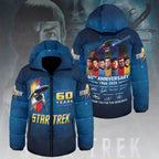 Star Trek: The Original Series 60th Anniversary Thickened Down Hooded Jacket – HOATT14049