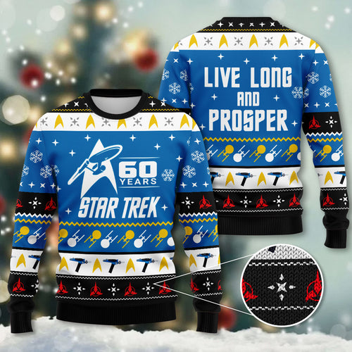 Star Trek: The Original Series 60th Anniversary Ugly Sweater – HOATT13844