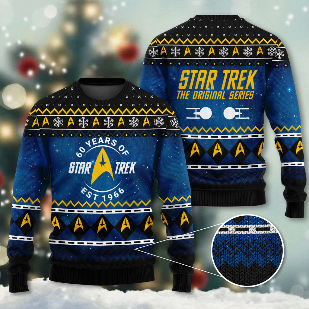 Star Trek: The Original Series 60th Anniversary Ugly Sweater – HOATT13846