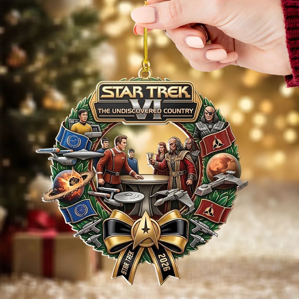 Star Trek VI: The Undiscovered Country Custom Shape 2-side Printed Acrylic Ornament – TMTHU9686