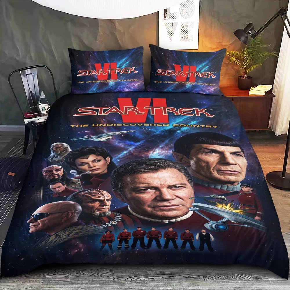 Star Trek VI: The Undiscovered Country 3-Piece Duvet Bedding Set – TMTHU9618