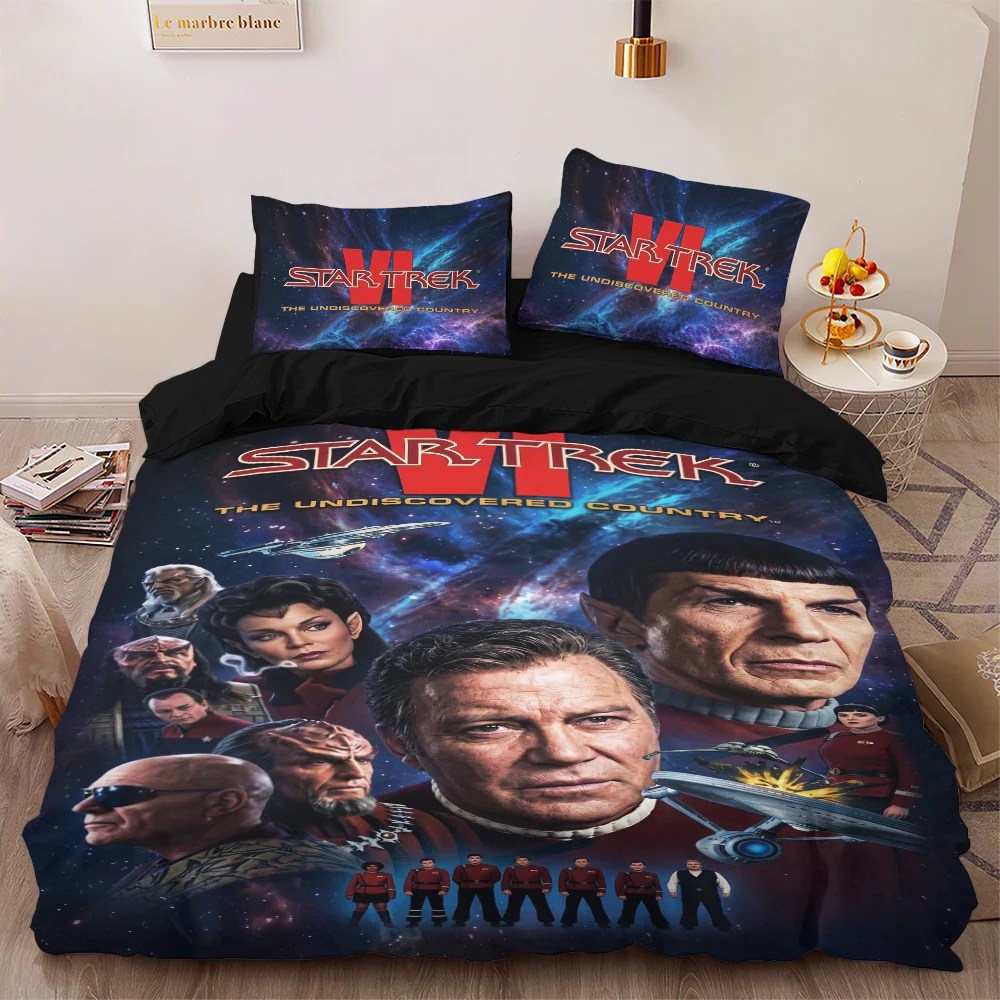 Star Trek VI: The Undiscovered Country 3-Piece Duvet Bedding Set – TMTHU9618