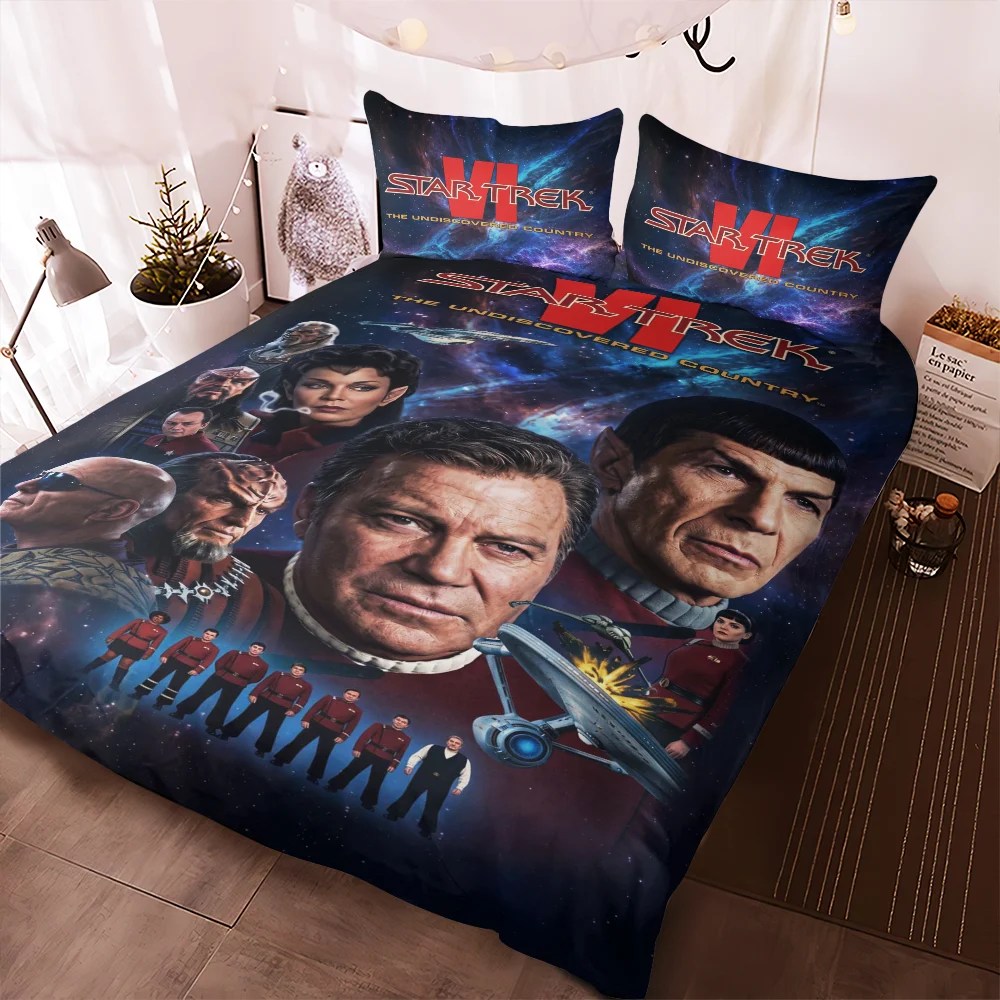 Star Trek VI: The Undiscovered Country 3-Piece Duvet Bedding Set – TMTHU9618