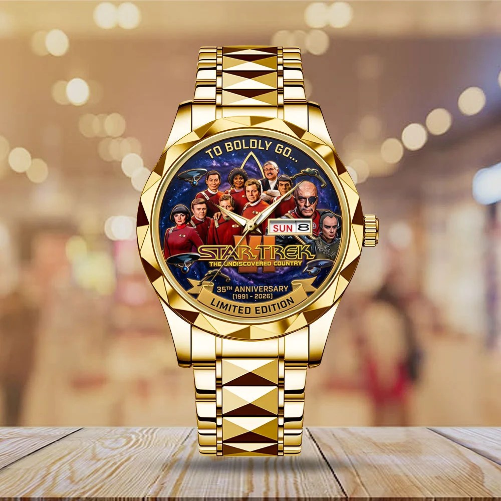 Star Trek VI: The Undiscovered Country 35th Anniversary Alloy Luxury Quartz Watch – TMTHU9066
