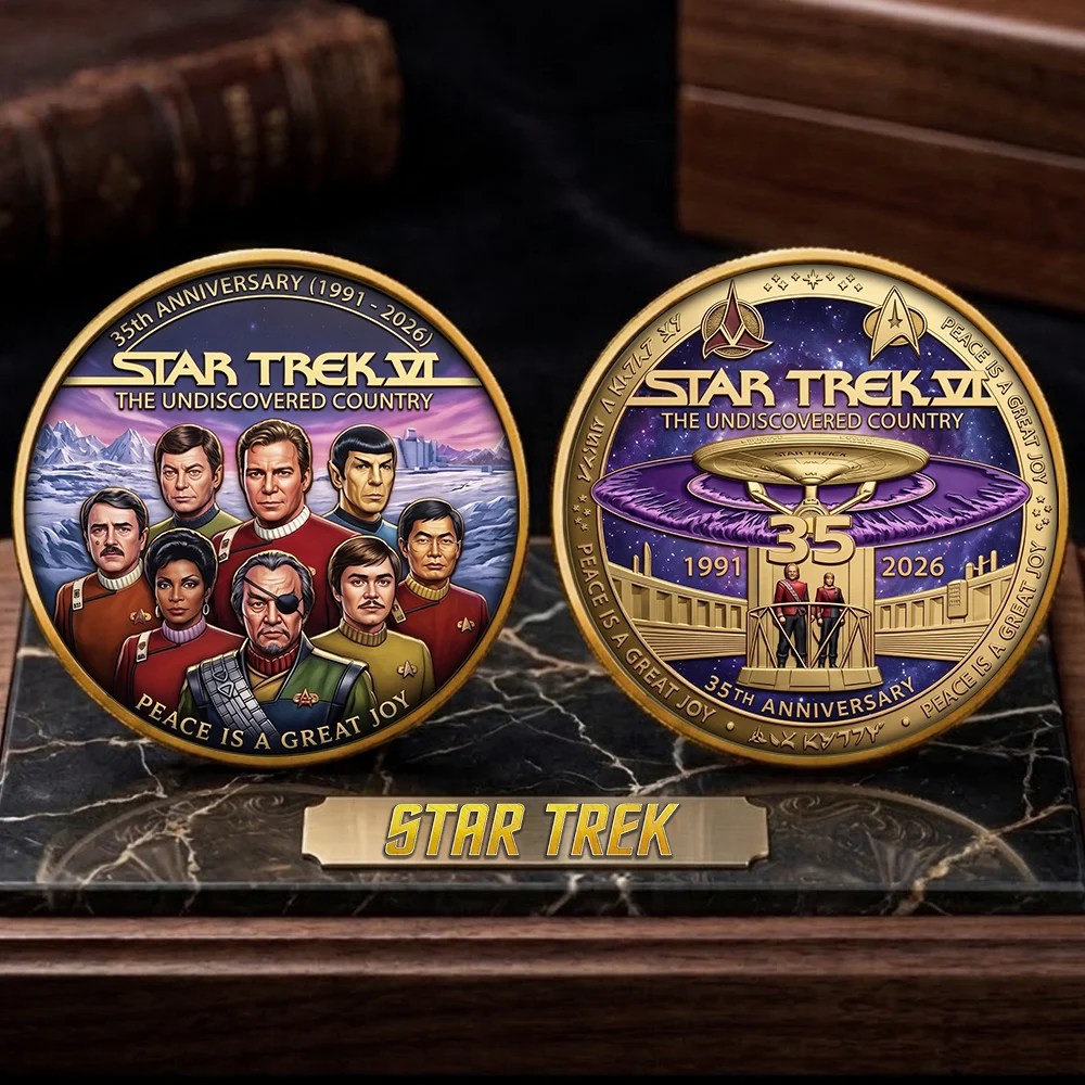 Star Trek VI: The Undiscovered Country 35th Anniversary Commemorative Coin – TMTHU10053
