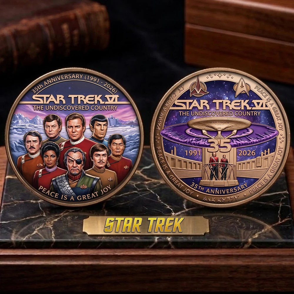Star Trek VI: The Undiscovered Country 35th Anniversary Commemorative Coin – TMTHU10053