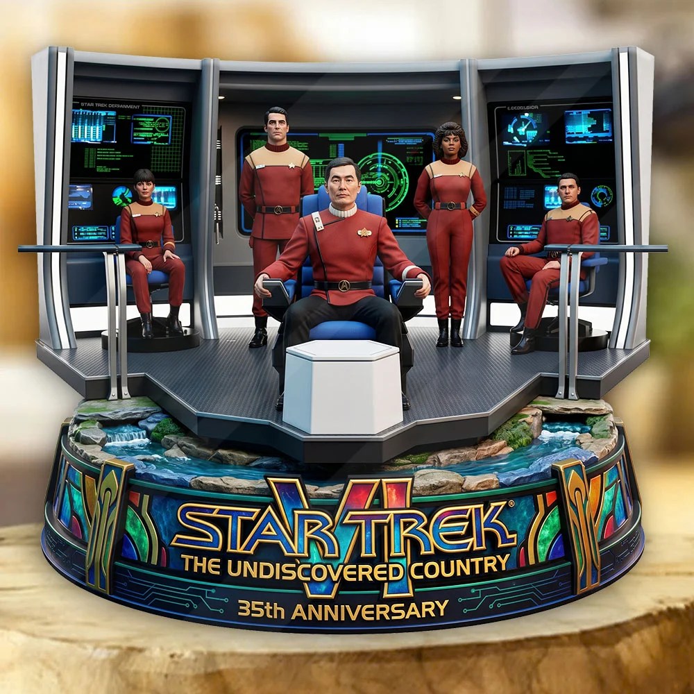 Star Trek VI: The Undiscovered Country Anniversary Custom Shape Acrylic Plaque – TMTHU9313
